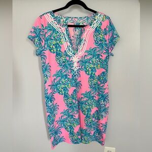 Lilly Pulitzer EUC XL Shirt Dress in unknown pineapple print